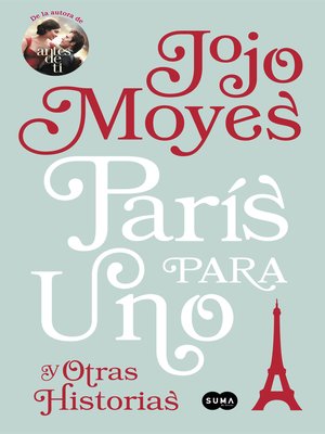 cover image of París para uno y otras historias